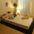 宮・コンセント付き北欧調フロアベッドフレーム(S OAK) 17枚目画像