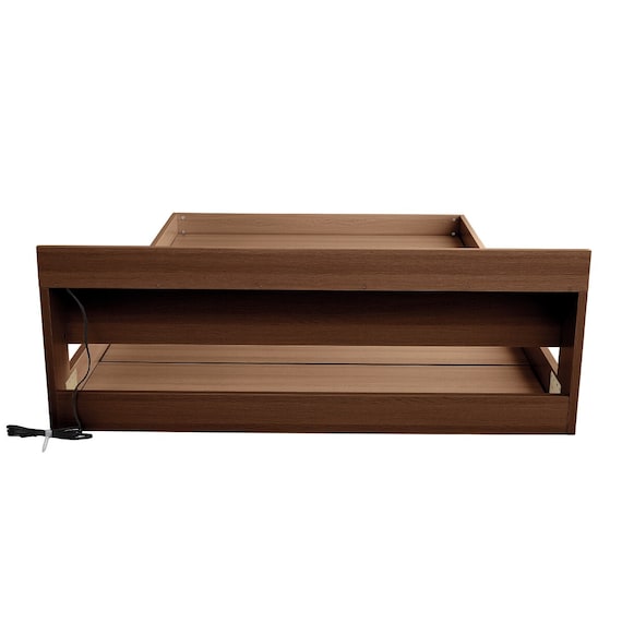 宮・コンセント付き北欧調フロアベッドフレーム(S WAL) 15枚目画像