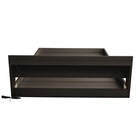 宮・コンセント付き北欧調フロアベッドフレーム(S DBR) 11枚目画像