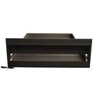 宮・コンセント付き北欧調フロアベッドフレーム(S DBR) 16枚目画像