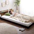 宮・コンセント付き北欧調フロアベッドフレーム(SD WAL) 8枚目画像