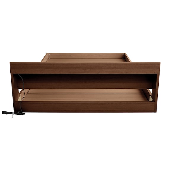 宮・コンセント付き北欧調フロアベッドフレーム(SD WAL) 15枚目画像