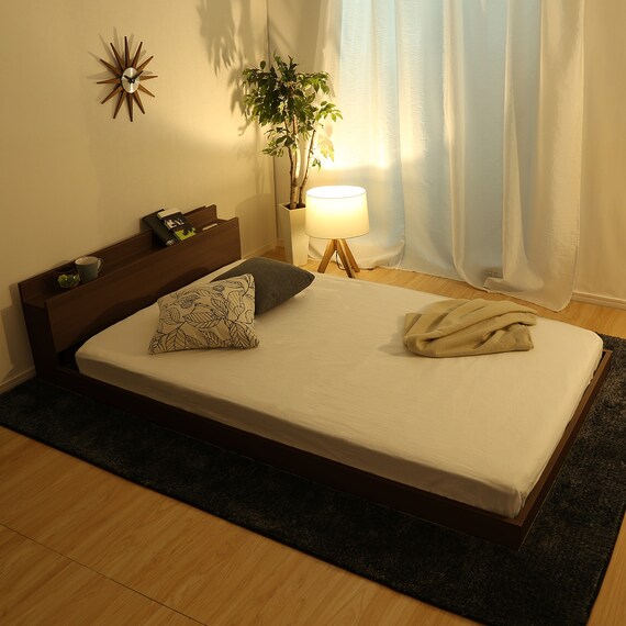 宮・コンセント付き北欧調フロアベッドフレーム(SD WAL) 17枚目画像