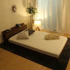 宮・コンセント付き北欧調フロアベッドフレーム(SD WAL) 17枚目画像