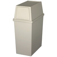 積み重ねできるゴミ箱(スリム45L ミルクティーベージュ)