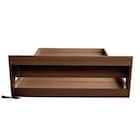 宮・コンセント付き北欧調フロアベッドフレーム(D WAL) 15枚目画像