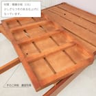 3段階高さ調整 頑丈棚付きダブルすのこベッドフレーム 耐荷重600kg(MBR) 9枚目画像