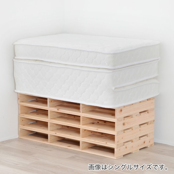 ダブル 3つ折りポケットコイルマットレス 15枚目画像