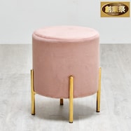 ベロア調 円柱型スツール【期間限定価格:11/28~1/5まで】