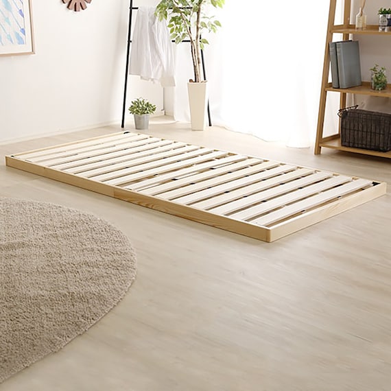 天然木3段階高さ調整 脚付きすのこベッド(S NA) 14枚目画像