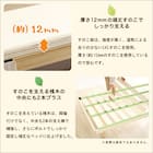 天然木3段階高さ調整 脚付きすのこベッド(S DBR) 7枚目画像