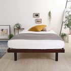 天然木3段階高さ調整 脚付きすのこベッド(S DBR) 10枚目画像