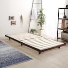 天然木3段階高さ調整 脚付きすのこベッド(S DBR) 14枚目画像