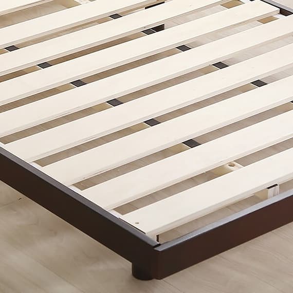 天然木3段階高さ調整 脚付きすのこベッド(S DBR) 15枚目画像