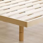 天然木3段階高さ調整 脚付きすのこベッド(SD NA) 17枚目画像