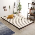 天然木3段階高さ調整 脚付きすのこベッド(SD DBR) 3枚目画像