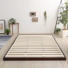 天然木3段階高さ調整 脚付きすのこベッド(SD DBR) 8枚目画像