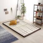 天然木3段階高さ調整 脚付きすのこベッド(SD DBR) 12枚目画像