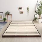 天然木3段階高さ調整 脚付きすのこベッド(SD DBR) 15枚目画像