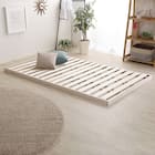 天然木3段階高さ調整 脚付きすのこベッド(SD WW) 10枚目画像