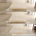 天然木3段階高さ調整 脚付きすのこベッド(SD WW) 14枚目画像