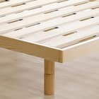 天然木3段階高さ調整 脚付きすのこベッド(D NA) 15枚目画像