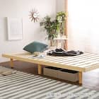 天然木3段階高さ調整 脚付きすのこベッド(D NA) 17枚目画像