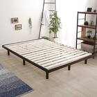 天然木3段階高さ調整 脚付きすのこベッド(D DBR) 12枚目画像