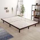 天然木3段階高さ調整 脚付きすのこベッド(D DBR) 12枚目画像