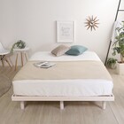 天然木3段階高さ調整 脚付きすのこベッド(D WW) 2枚目画像