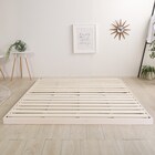 天然木3段階高さ調整 脚付きすのこベッド(D WW) 9枚目画像