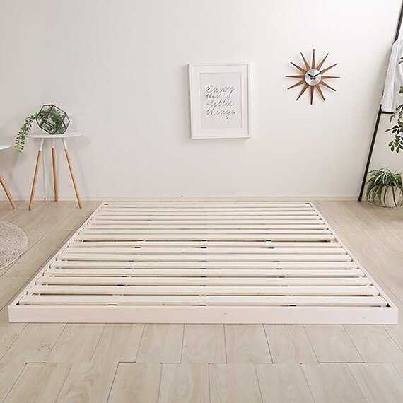 天然木3段階高さ調整 脚付きすのこベッド(D WW) 16枚目画像