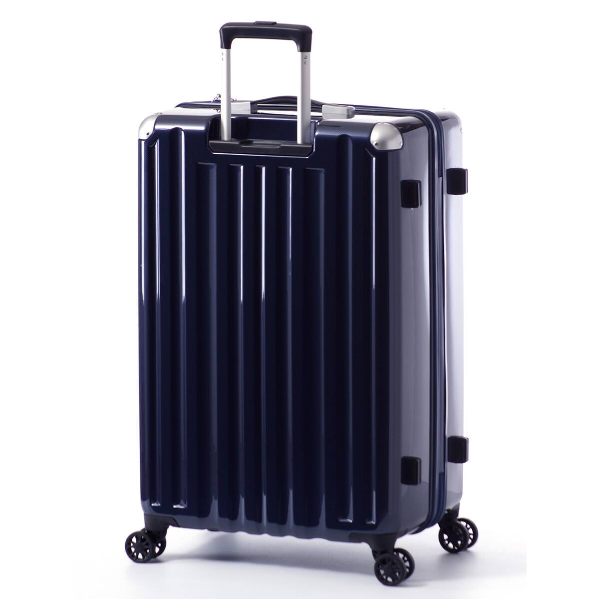 キャリーケース　52L ニトリ　キャリーバッグ フロントオープンジッパータイプ キャリーケース 55L(マットブラック