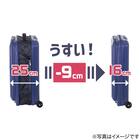 フロントオープン折りたたみキャリーケース38L(マットバーンコーラル) 2枚目画像