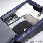 フロントオープン折りたたみキャリーケース38L(マットバーンコーラル) 10枚目画像