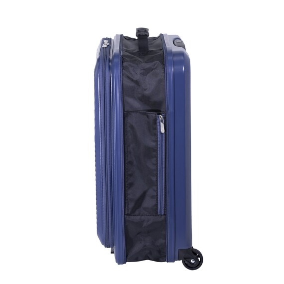 フロントオープン折りたたみキャリーケース38L(マットアッシュネイビー) 4枚目画像