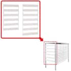 エアコン室外機カバー用サイドパネル(標準 幅91用)アイボリー 1枚目画像