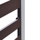 エアコン室外機カバー用サイドパネル(標準 幅91用)ブラウン 3枚目画像