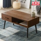 オープンスペース付きセンターテーブル 幅80cm (BR) 1枚目画像