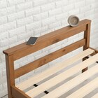 高さ調整可能頑丈すのこベッド (ミドルタイプ シングル LBR) 3枚目画像