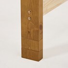 高さ調整可能頑丈すのこベッド (ミドルタイプ シングル LBR) 4枚目画像