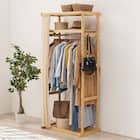 天然木の丈夫なハンガーラック(幅92cm NA) 1枚目画像