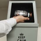 積み重ねできるゴミ箱(スリム45L グレー/アイボリー) 3枚目画像