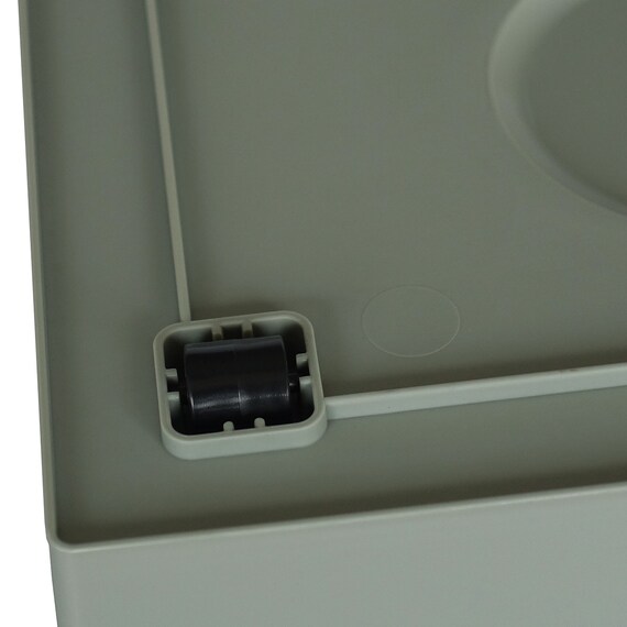 積み重ねできるゴミ箱(スリム45L グレー/アイボリー) 5枚目画像