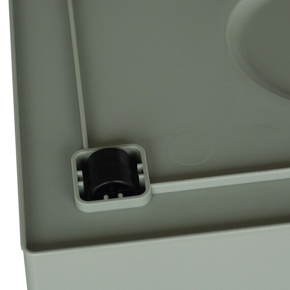 積み重ねできるゴミ箱(スリム45L グレー/アイボリー) 6枚目画像