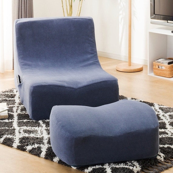 リラックスローソファ 布張りタイプ (LS156 コーデュロイ NV) 1枚目画像