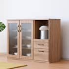 食器と家電がまとめて入るカウンター 幅119.5cm(NA) 1枚目画像