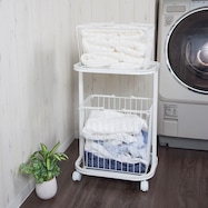 ランドリーバスケットラック