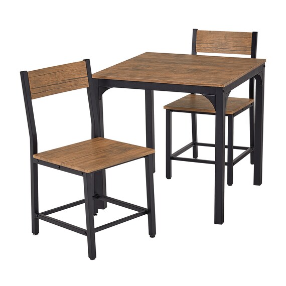 シンプルな木目調ダイニング3点セット LDS4553 (BR/BK) 10枚目画像