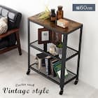 ヴィンテージ風リビングボード (幅60cm) 1枚目画像